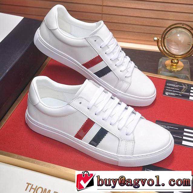 今季トレンドの限定アイテム 2019春夏も引き続き人気セール ランニングシューズ 2色可選 THOM BROWNE トムブラウン
