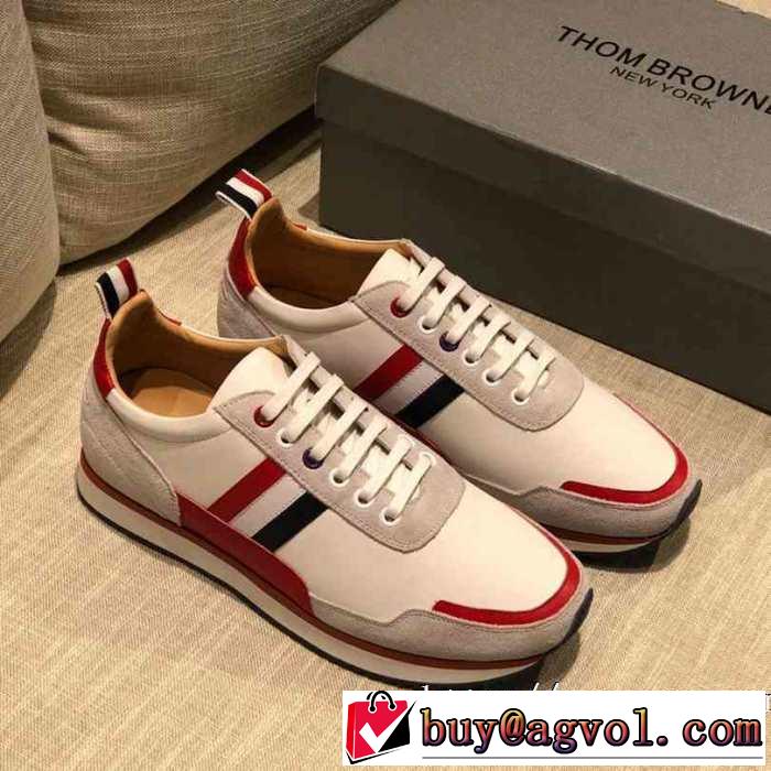 2019-20秋冬トレンドファッション トムブラウン THOM BROWNE 最新秋冬トレンドをチェック ランニングシューズ 秋冬流行りファション