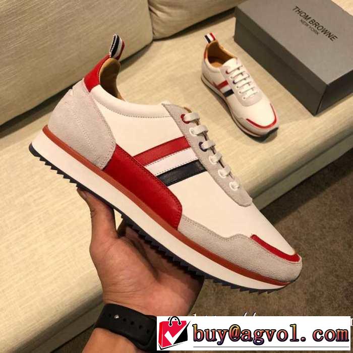 2019-20秋冬トレンドファッション トムブラウン THOM BROWNE 最新秋冬トレンドをチェック ランニングシューズ 秋冬流行りファション