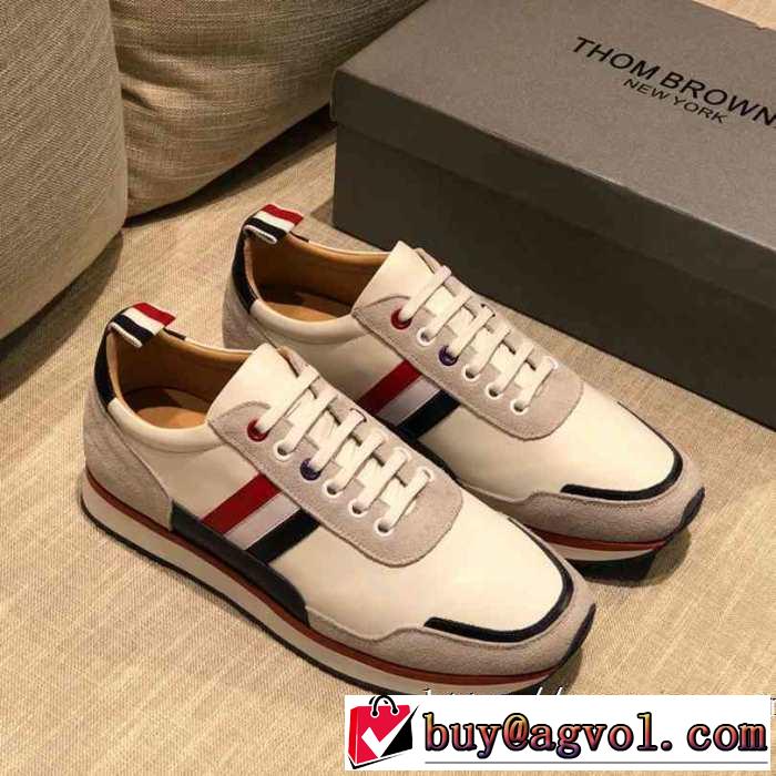 ランニングシューズ 絶対おさえるべきカラーと最新 トムブラウン やっぱり優しい色 THOM BROWNE 最新秋冬トレンドをチェック！2019-20秋冬