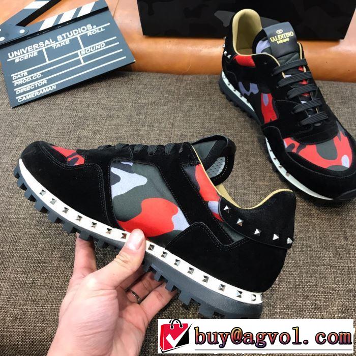 VALENTINO ヴァレンティノ カジュアルシューズ 4色可選 男女兼用 2019年最新ファッション 夏先に大活躍する