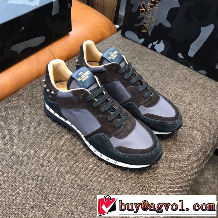 2019春夏のトレンド新商品 魅力的なカラー使い VALENTINO ヴァレンティノ カジュアルシューズ 2色可選 男女兼用