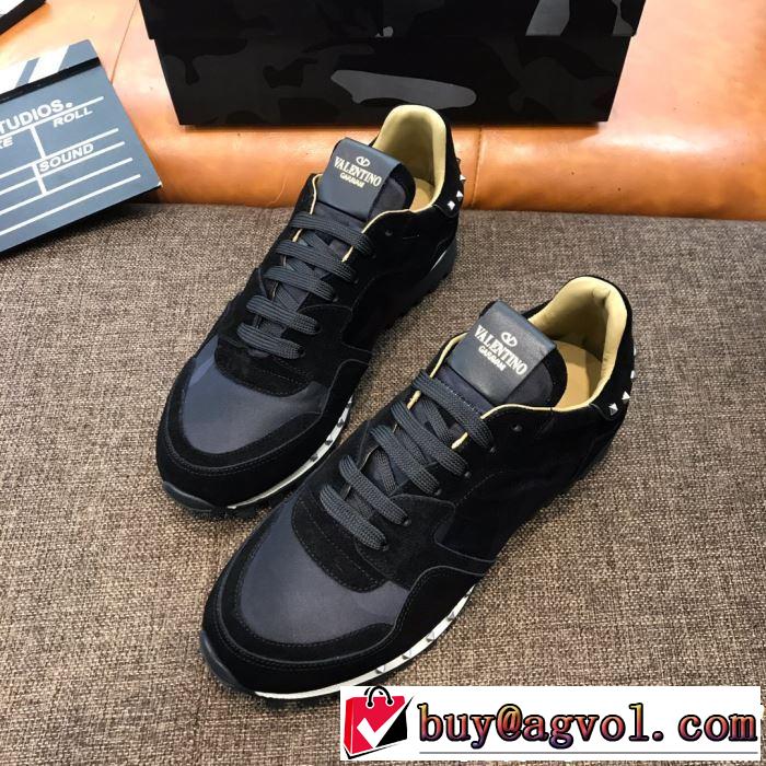 2019春夏のトレンド新商品 魅力的なカラー使い VALENTINO ヴァレンティノ カジュアルシューズ 2色可選 男女兼用