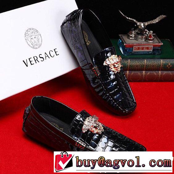 2色可選 カジュアルシューズ VERSACE ヴェルサーチ 特に夏は人気アイテム 2019春夏は人気定番