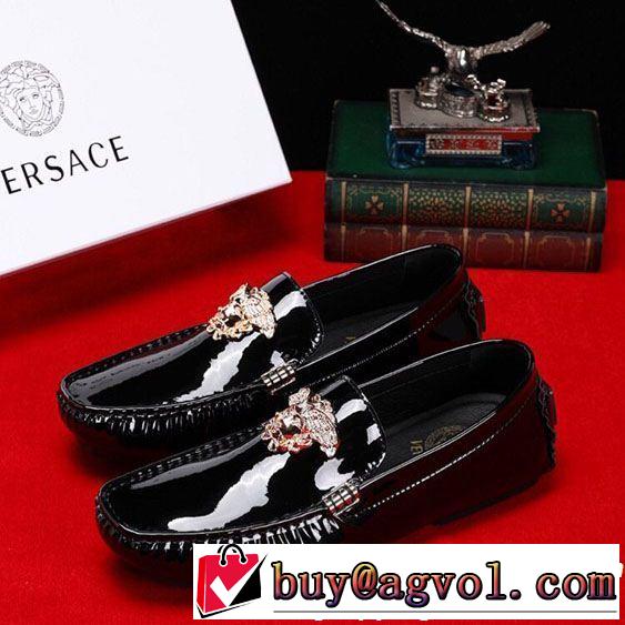 2019SSのトレンド商品 おしゃれデザインも大人気 VERSACE ヴェルサーチ カジュアルシューズ 4色可選