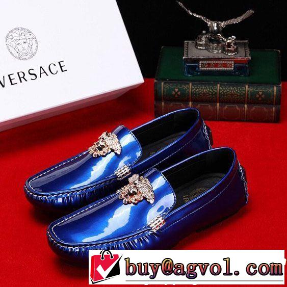 2019SSのトレンド商品 おしゃれデザインも大人気 VERSACE ヴェルサーチ カジュアルシューズ 4色可選