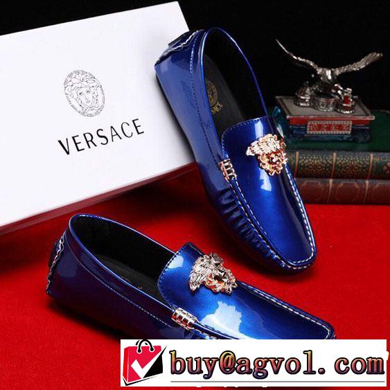 2019SSのトレンド商品 おしゃれデザインも大人気 VERSACE ヴェルサーチ カジュアルシューズ 4色可選