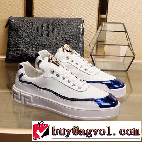 2色可選 春夏の流行り2019新品 VERSACE ヴェルサーチ カジュアルシューズ 春夏シンプルファッションでOK！