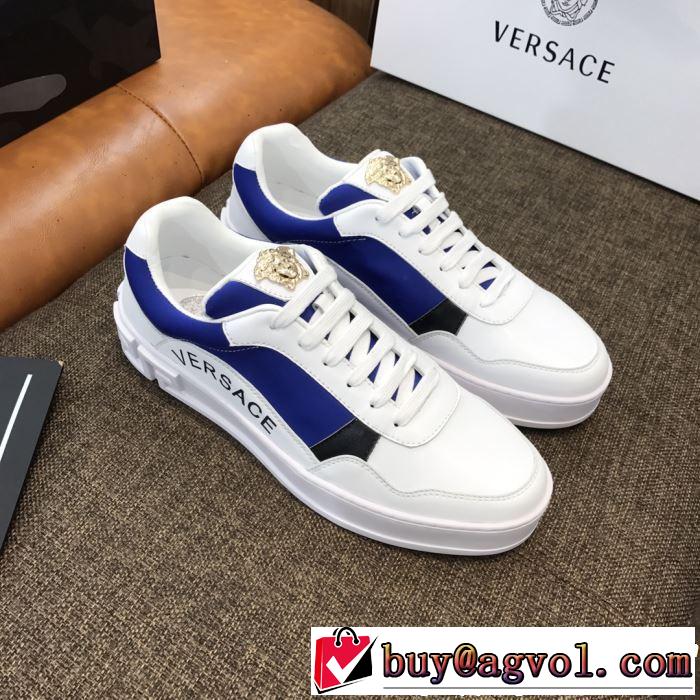 カジュアルシューズ  3色可選 2019春夏トレンドアイテム 今シーズン注目のデザイン VERSACE ヴェルサーチ