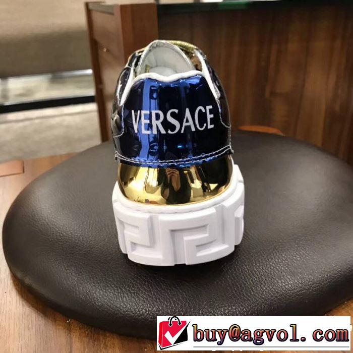 2色可選 ハイトップシューズ  人気夏ファションおすすめ 2019年春夏シーズンの人気 VERSACE ヴェルサーチ