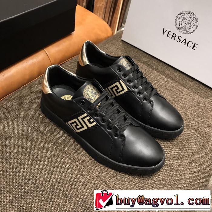 2019年最新ファッション VERSACE ヴェルサーチ カジュアルシューズ 2色可選 今年春夏ファション流行り