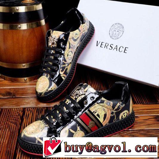 2019春夏のトレンド新商品 VERSACE ヴェルサーチ カジュアルシューズ 素敵なスタイルで夏の定番
