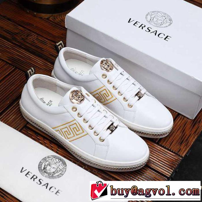 優しげ人気アイテム  VERSACE ヴェルサーチ カジュアルシューズ 大人カジュアル夏ファッション2019