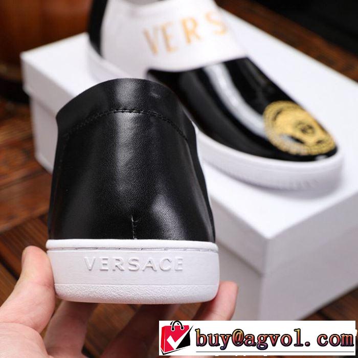 VERSACE ヴェルサーチ カジュアルシューズ  2色可選 2019春夏トレンドアイテム 今季は特に注目ファション