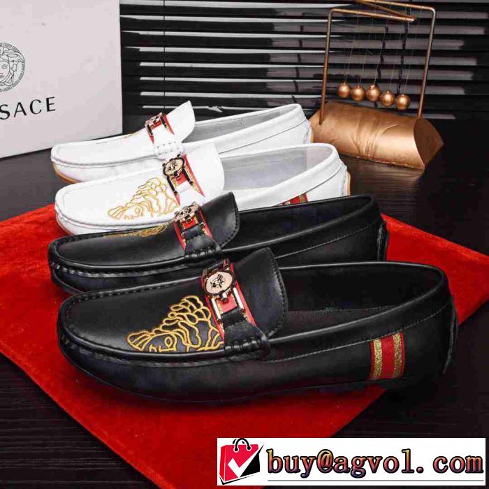 ヴェルサーチ VERSACE カジュアルシューズ 2色可選 今期注目のブランドトレンド 春夏の流行り2019新品