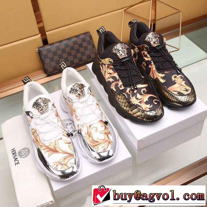 2色可選 カジュアルシューズ 2019春夏の大注目トレンド 一押し注目ブランドファション ヴェルサーチ VERSACE