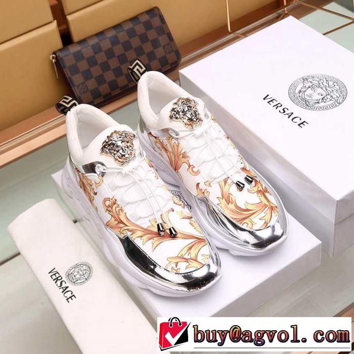 2色可選 カジュアルシューズ 2019春夏の大注目トレンド 一押し注目ブランドファション ヴェルサーチ VERSACE