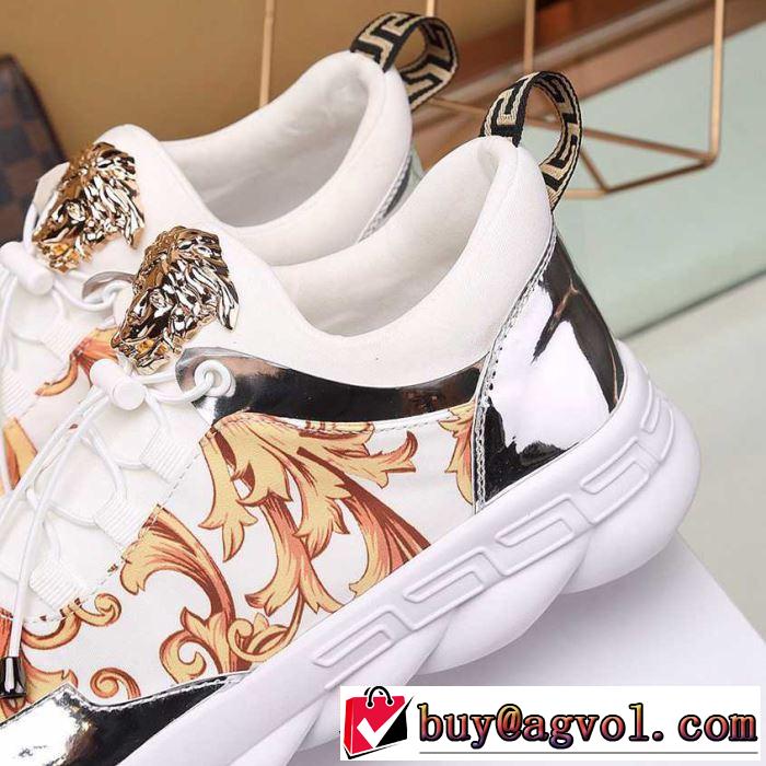 2色可選 カジュアルシューズ 2019春夏の大注目トレンド 一押し注目ブランドファション ヴェルサーチ VERSACE