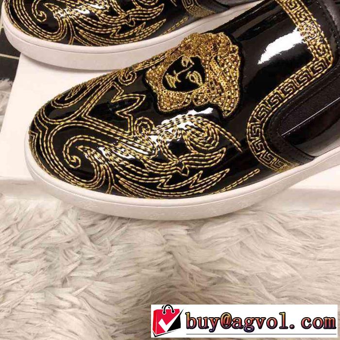 オススメしたい最新注目ファション 2019春夏も引き続きトレンド ヴェルサーチ VERSACE カジュアルシューズ