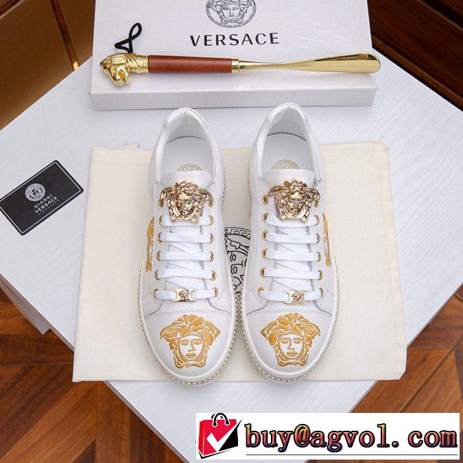 カジュアルシューズ  ヴェルサーチ VERSACE 2019春夏トレンドアイテム 今流行のストリート上品