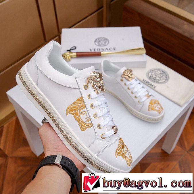 カジュアルシューズ  ヴェルサーチ VERSACE 2019春夏トレンドアイテム 今流行のストリート上品
