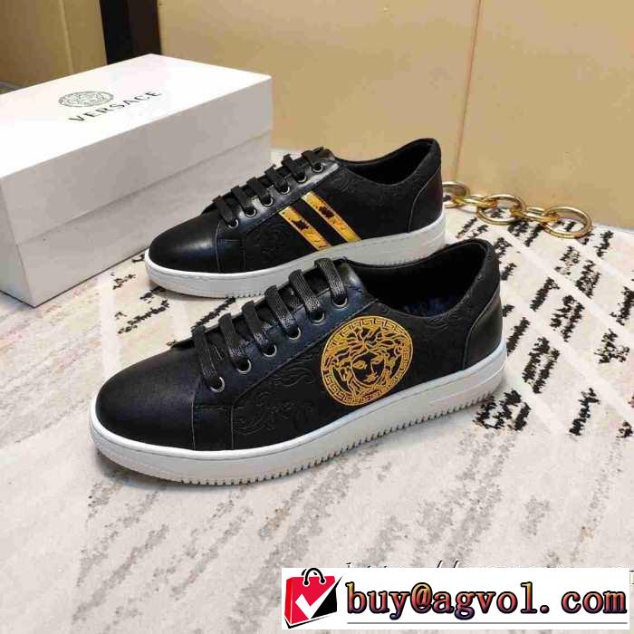 おしゃれでおすすめ今季トレンド ヴェルサーチVERSACE 2色可選 ランニングシューズ 2019トレンドファッション新品