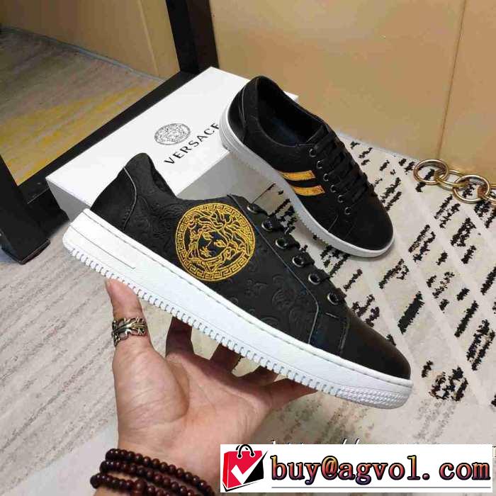 おしゃれでおすすめ今季トレンド ヴェルサーチVERSACE 2色可選 ランニングシューズ 2019トレンドファッション新品