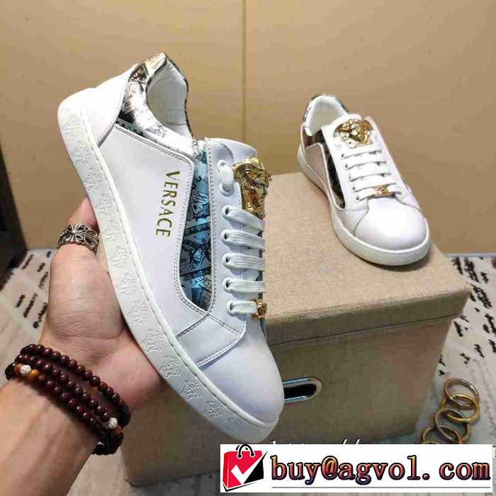 寒い季節トレンド上品 ヴェルサーチVERSACE 2019?2020秋冬流行色紹介 ランニングシューズ 今年の秋冬のトレンド激安セール