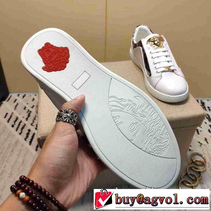 寒い季節トレンド上品 ヴェルサーチVERSACE 2019?2020秋冬流行色紹介 ランニングシューズ 今年の秋冬のトレンド激安セール