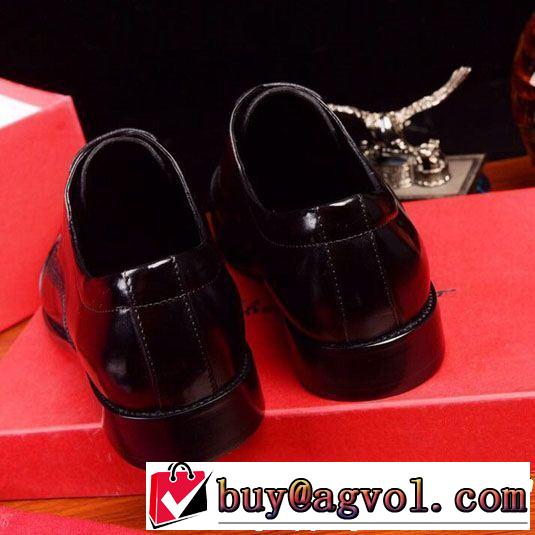 最高の2019年にしようよ FERRAGAMO最新作入荷 サルヴァトーレフェラガモ 革靴絶大な人気