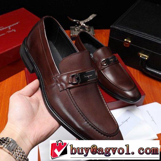 FERRAGAMO2019春夏の大注目トレンド 2色可選 革靴 サルヴァトーレフェラガモ キレイめ感が強い