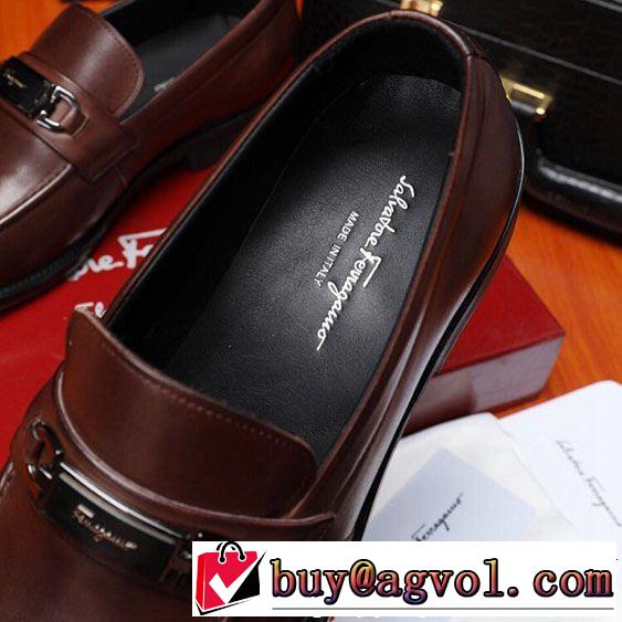 FERRAGAMO2019春夏の大注目トレンド 2色可選 革靴 サルヴァトーレフェラガモ キレイめ感が強い