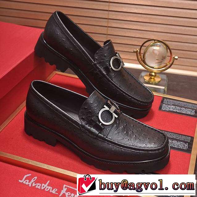  最も目立ったブランド新品サルヴァトーレフェラガモ FERRAGAMO ビジネスシューズ  色可選