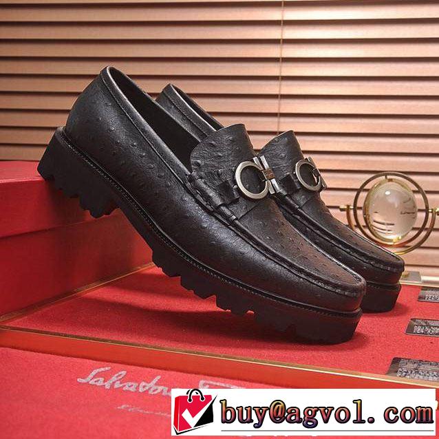 最も目立ったブランド新品サルヴァトーレフェラガモ FERRAGAMO ビジネスシューズ  色可選