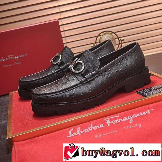 最も目立ったブランド新品サルヴァトーレフェラガモ FERRAGAMO ビジネスシューズ  色可選