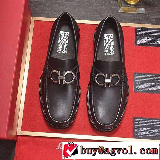  FERRAGAMO ビジネスシューズ 2019春夏トレンドアイテム 大胆にデザインオシャレ新品サルヴァトーレフェラガモ