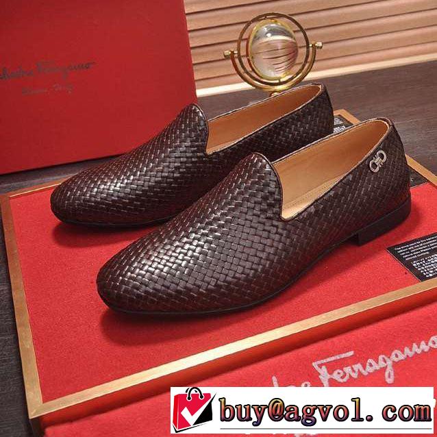 【2019年】夏のファッション FERRAGAMO 夏に良く似合うちょっと新品ビジネスシューズ  2色可選サルヴァトーレフェラガモ