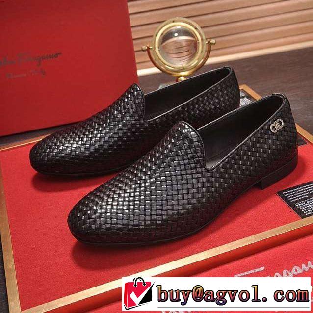 【2019年】夏のファッション FERRAGAMO 夏に良く似合うちょっと新品ビジネスシューズ  2色可選サルヴァトーレフェラガモ