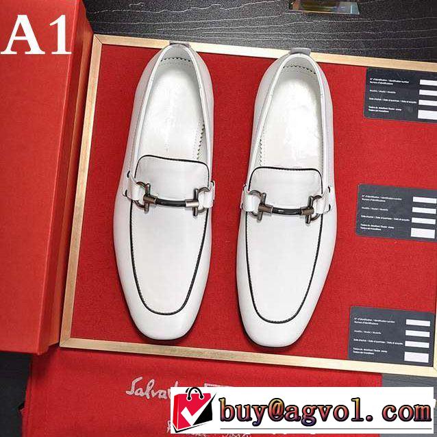 3色可選サルヴァトーレフェラガモ大人っぽく着こなし ビジネスシューズ FERRAGAMO 毎年トレンドアイテムが出る