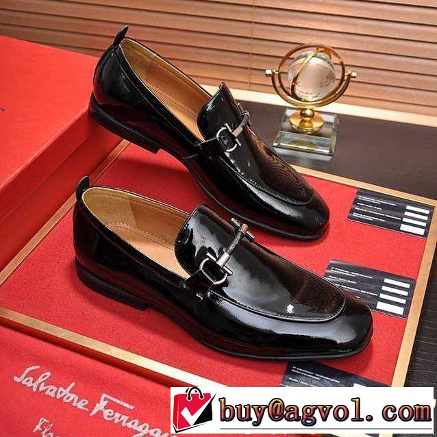 3色可選サルヴァトーレフェラガモ大人っぽく着こなし ビジネスシューズ FERRAGAMO 毎年トレンドアイテムが出る