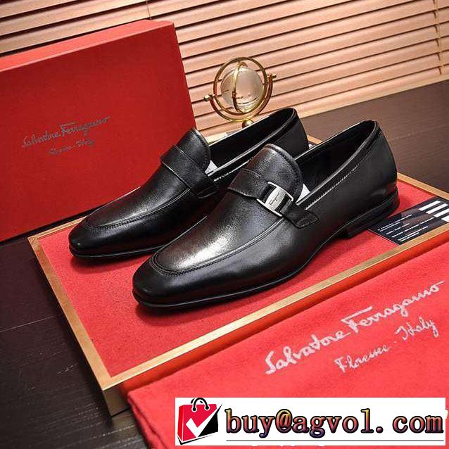 サルヴァトーレフェラガモ 今期注目のブランドトレンド FERRAGAMO ビジネスシューズ  2色可選