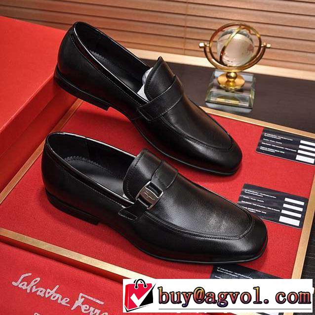 サルヴァトーレフェラガモ 今期注目のブランドトレンド FERRAGAMO ビジネスシューズ  2色可選