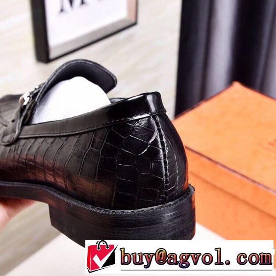 新価格で登場！HERMES 人気セール100%新品 エルメス 革靴限定激安 2019