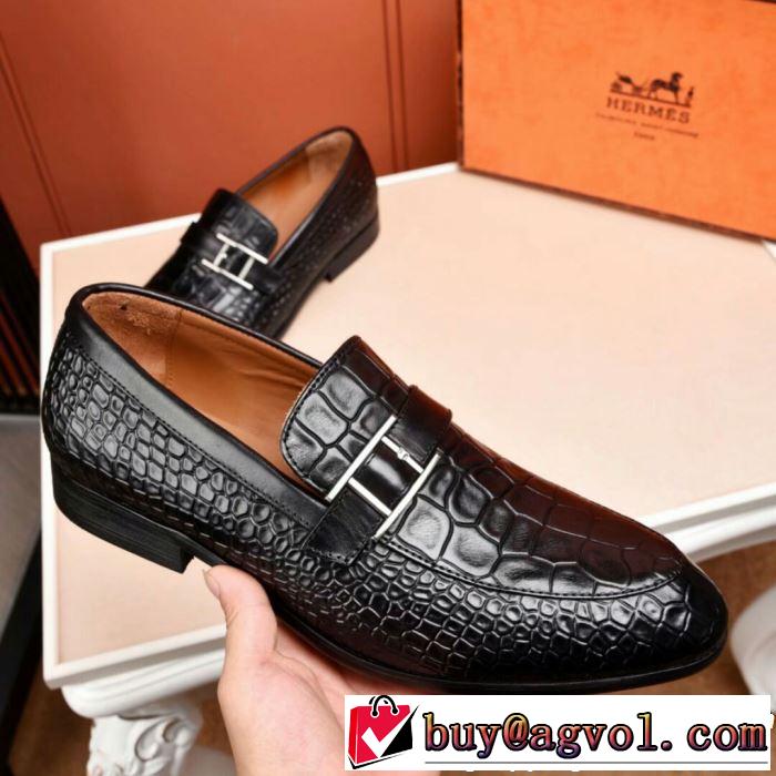 人気商品2019SS エルメス HERMES 最新で男性にもお勧め  ビジネスシューズ お色味たくさん大人気