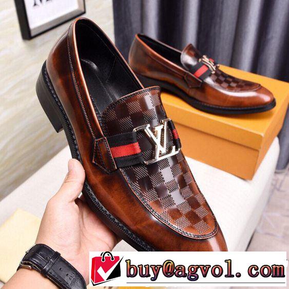 馴染みやすいスタイル美品 2色可選 2019夏ファション新品 革靴 LOUIS VUITTON  ルイ ヴィトン