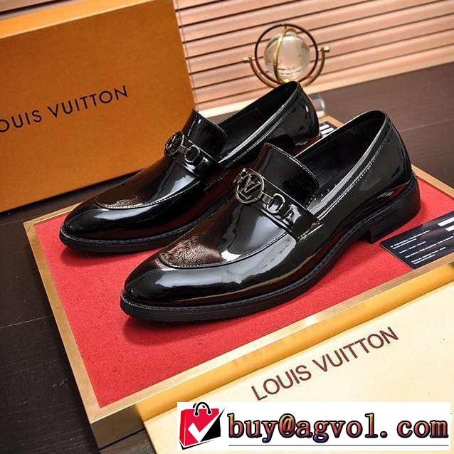 【2019年】夏のファッション デザイン抜群のアイテム ルイ ヴィトンビジネスシューズ 2色可選 LOUIS VUITTON