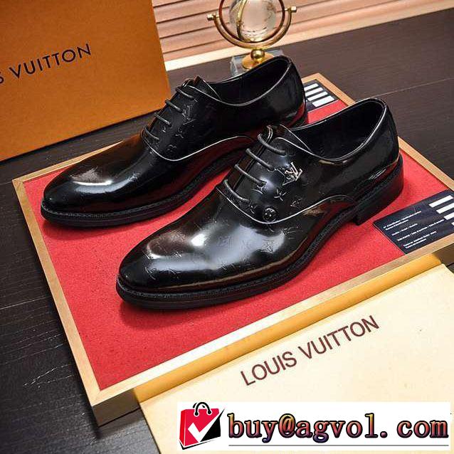夏先に大活躍するルイ ヴィトン大人っぽく着こなし LOUIS VUITTON 2019SSのトレンド商品 ビジネスシューズ 2色可選