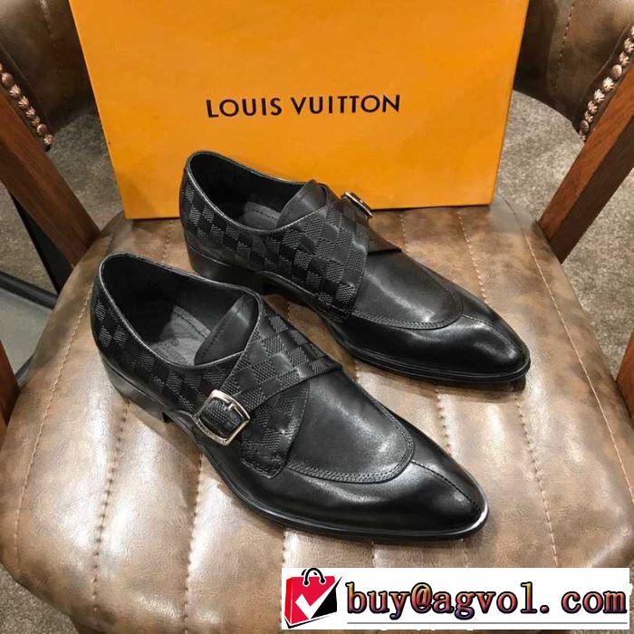  送料込み 希少品 2色可選 ルイ ヴィトン LOUIS VUITTON ビジネスシューズ2019夏ファション新品