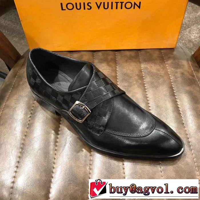 送料込み 希少品 2色可選 ルイ ヴィトン LOUIS VUITTON ビジネスシューズ2019夏ファション新品