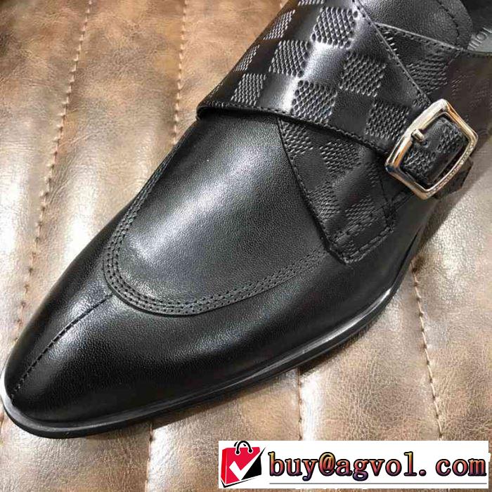 送料込み 希少品 2色可選 ルイ ヴィトン LOUIS VUITTON ビジネスシューズ2019夏ファション新品